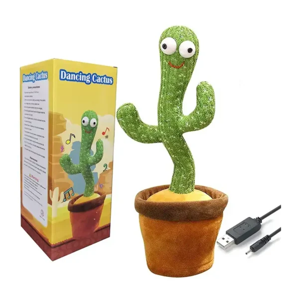 dancing cactus toy with packaging
